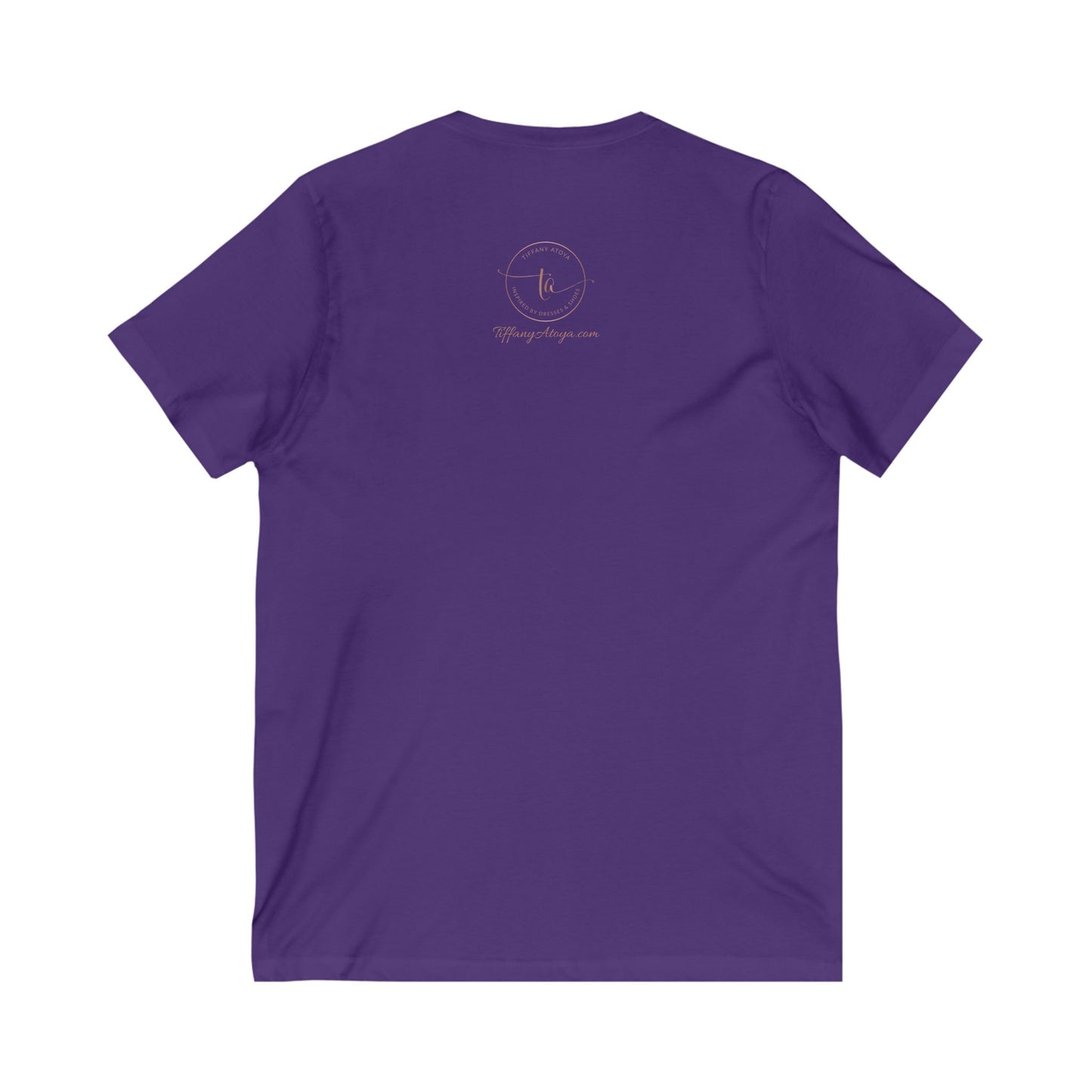 TA Logo Unisex Jersey Short Sleeve V-Neck Tee