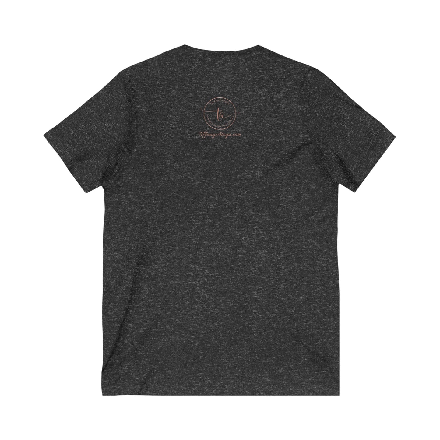 TA Logo Unisex Jersey Short Sleeve V-Neck Tee