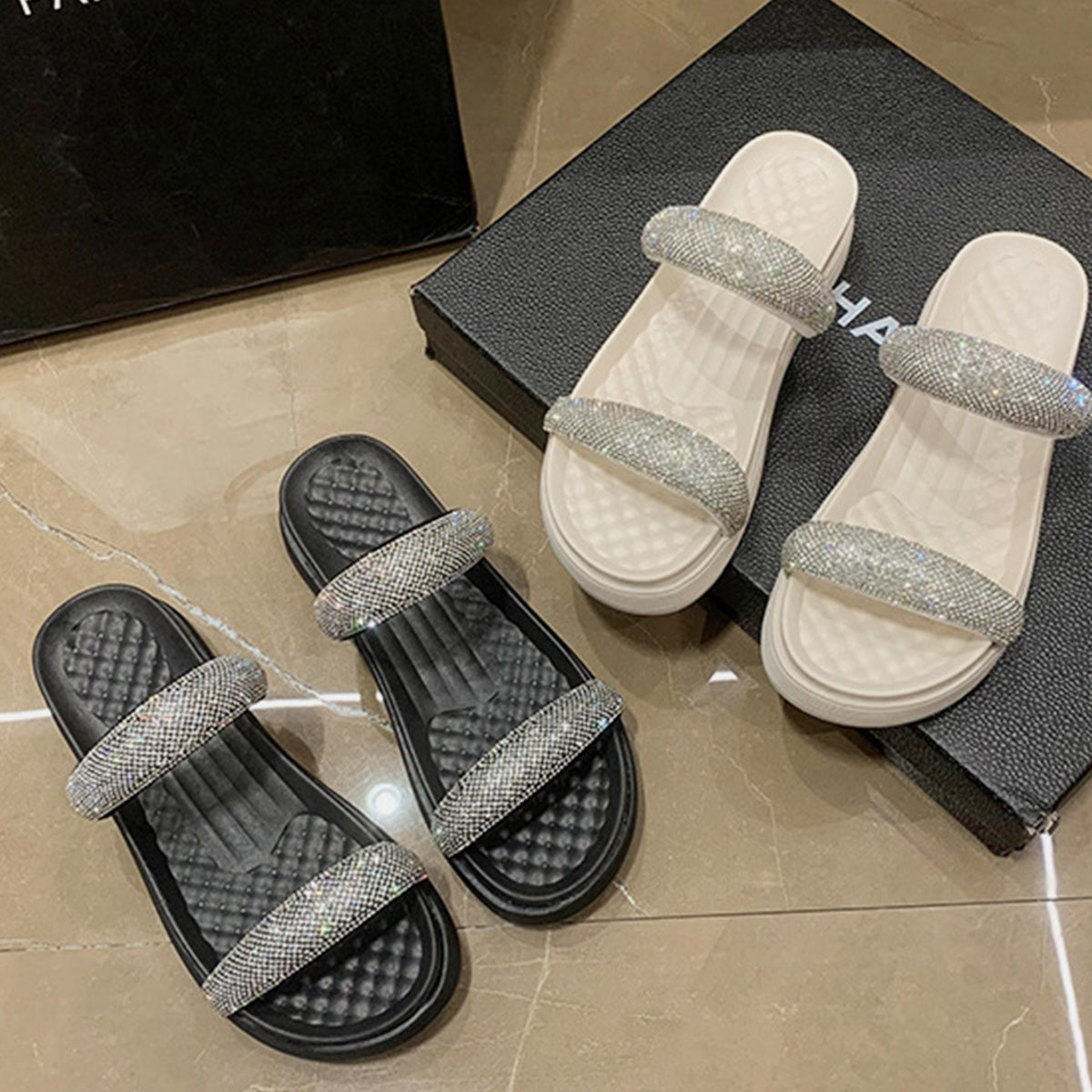 PU Platform Sandals