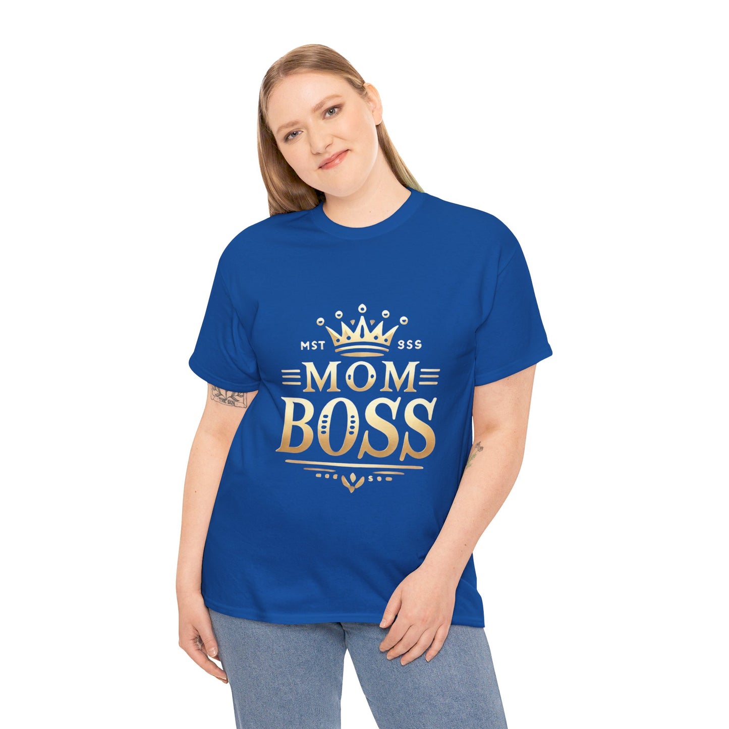 Mom Boss Heavy Cotton Tee