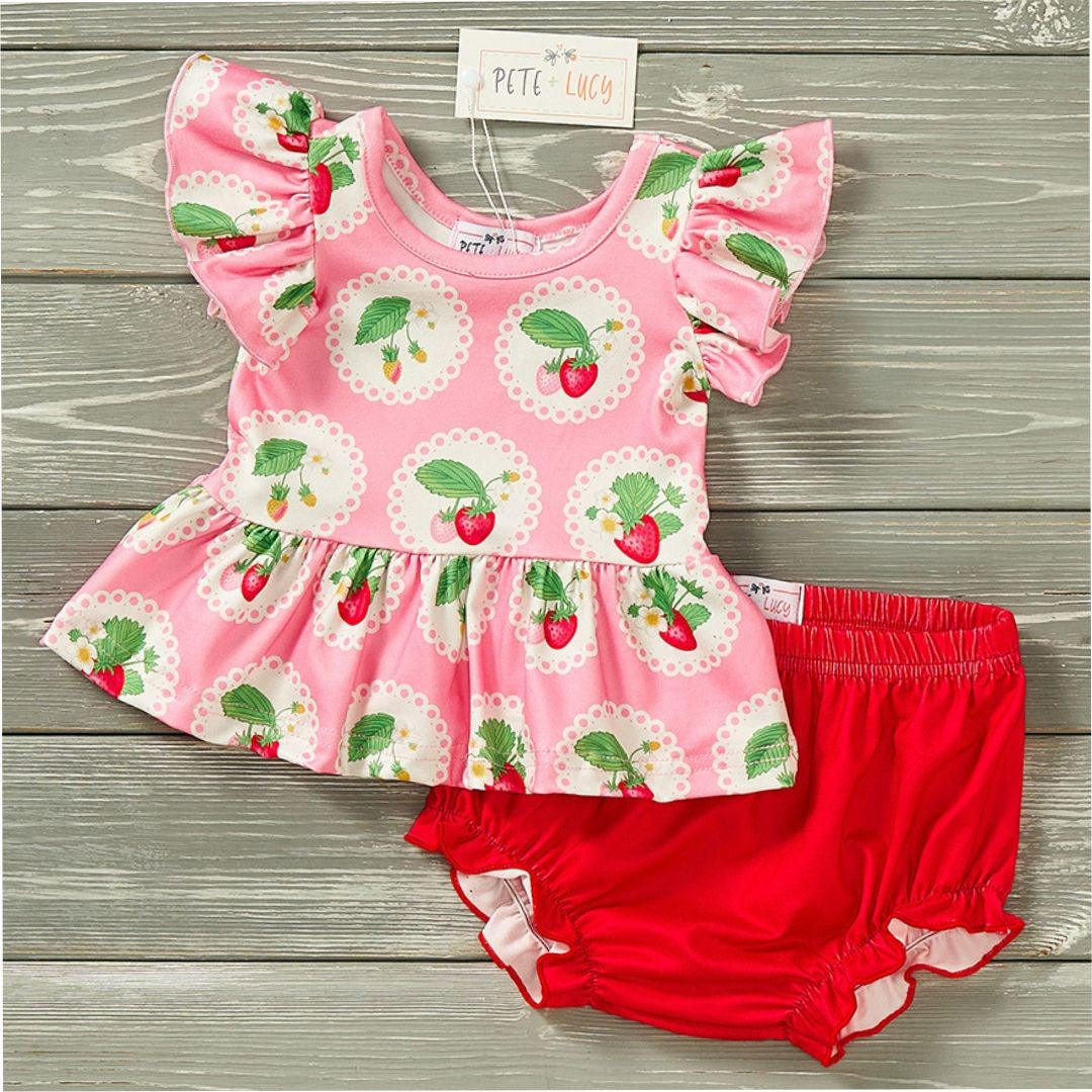 Simply Strawberry - Short Set