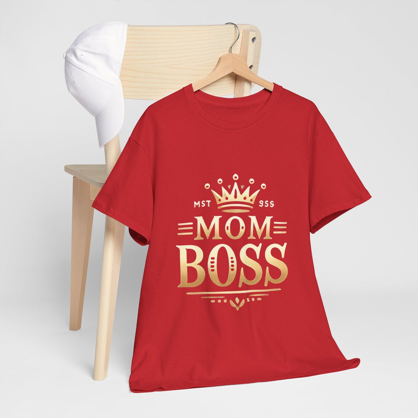 Mom Boss Heavy Cotton Tee