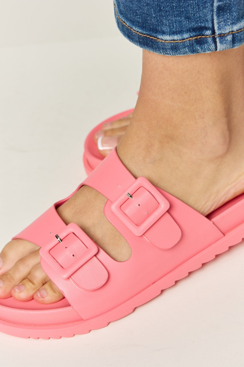 Double Buckle Sandals