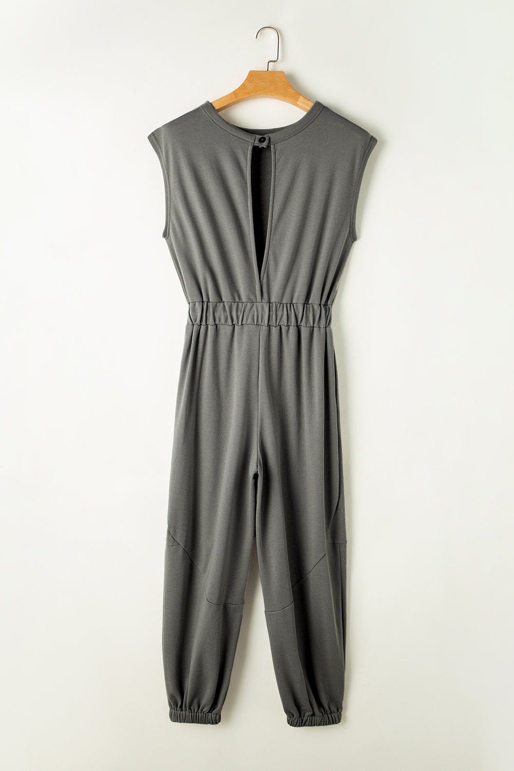 Cap Sleeve Open Back Jumpsuit