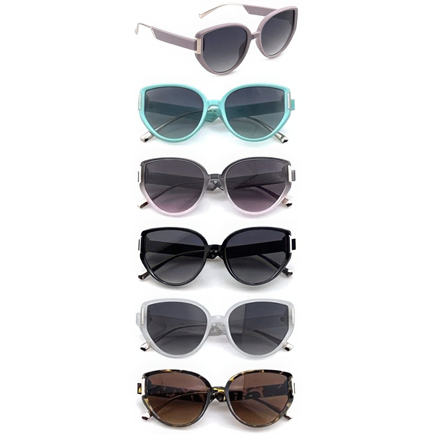 Round cat eye sunglasses