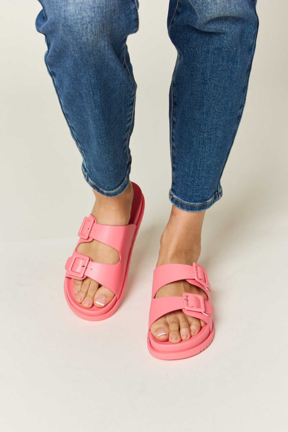 Double Buckle Sandals