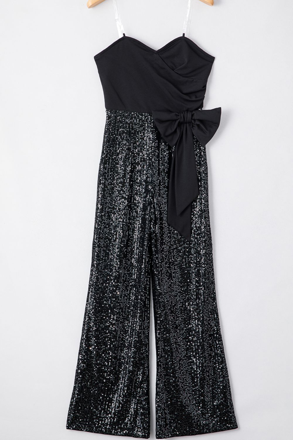 Sequin Wide Leg Jumpsuit