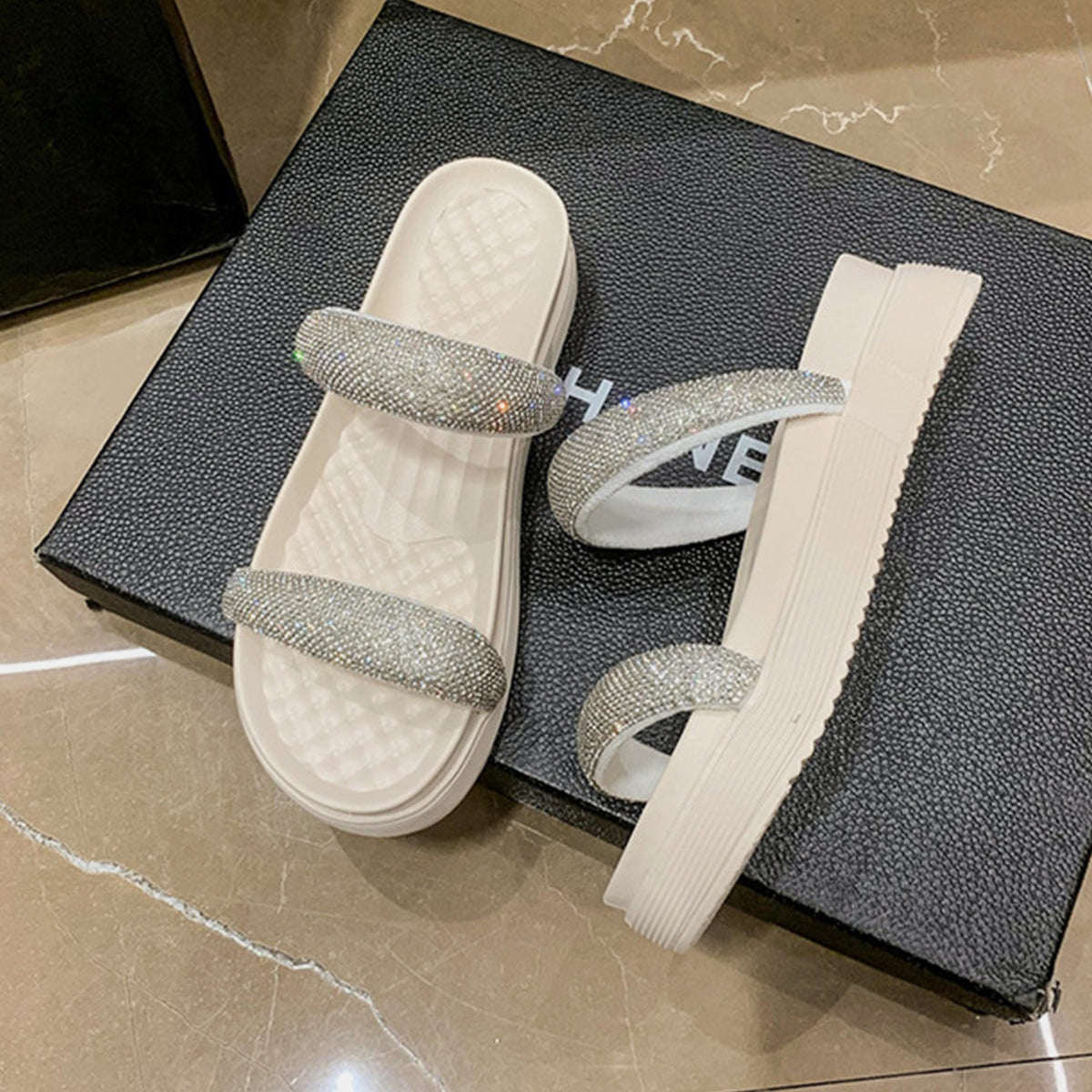 PU Platform Sandals